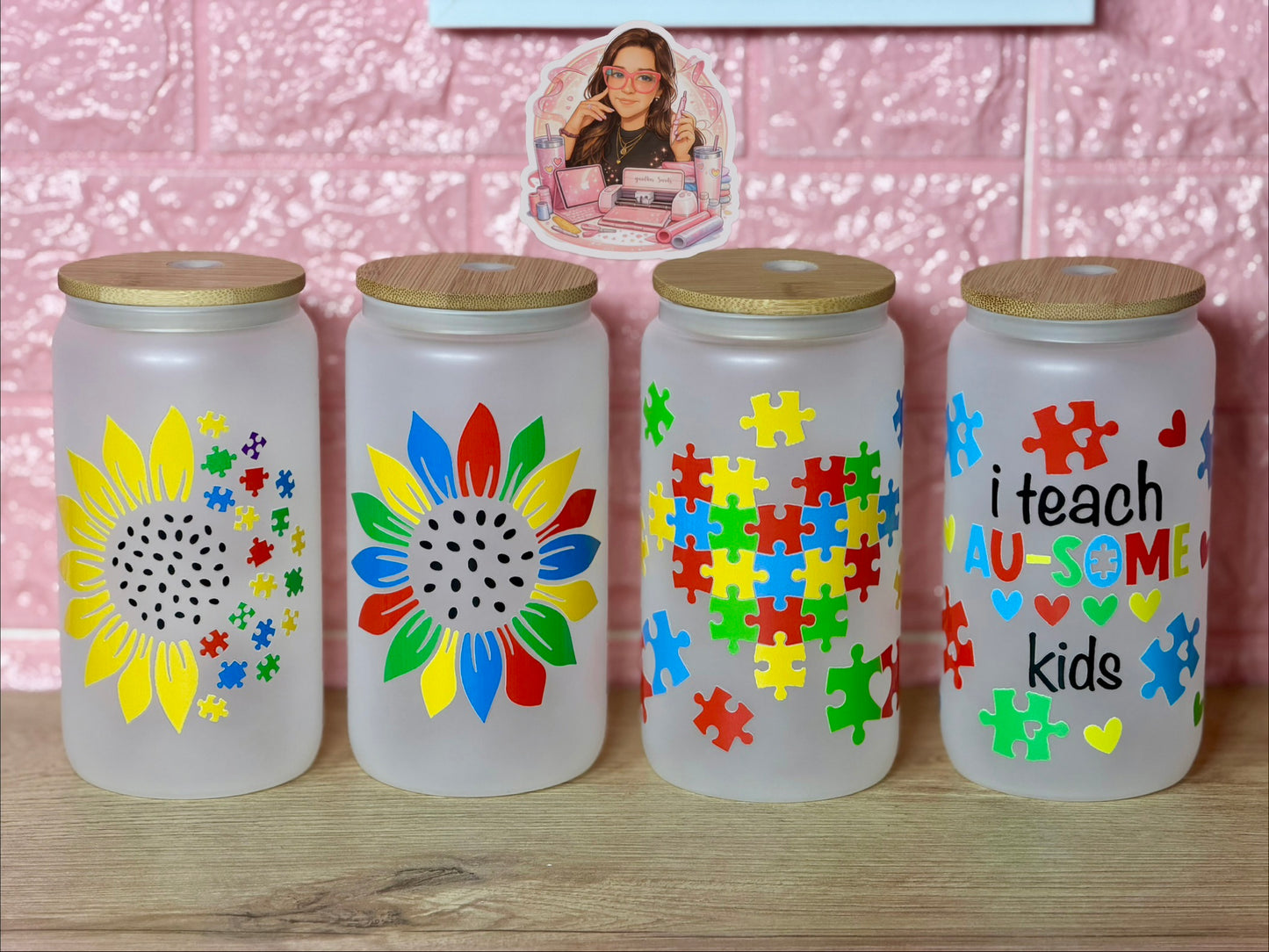 Autism Frosted Cup