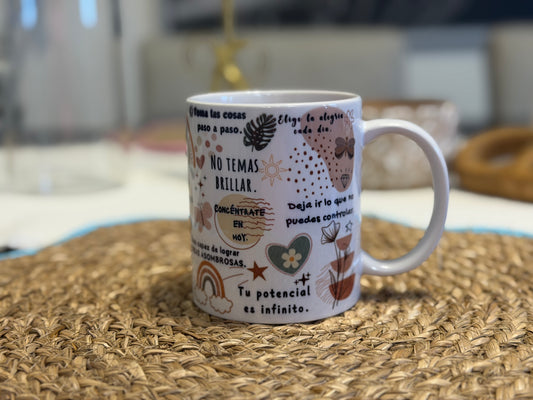 Taza Motivacional “Recordatorios para cada día”