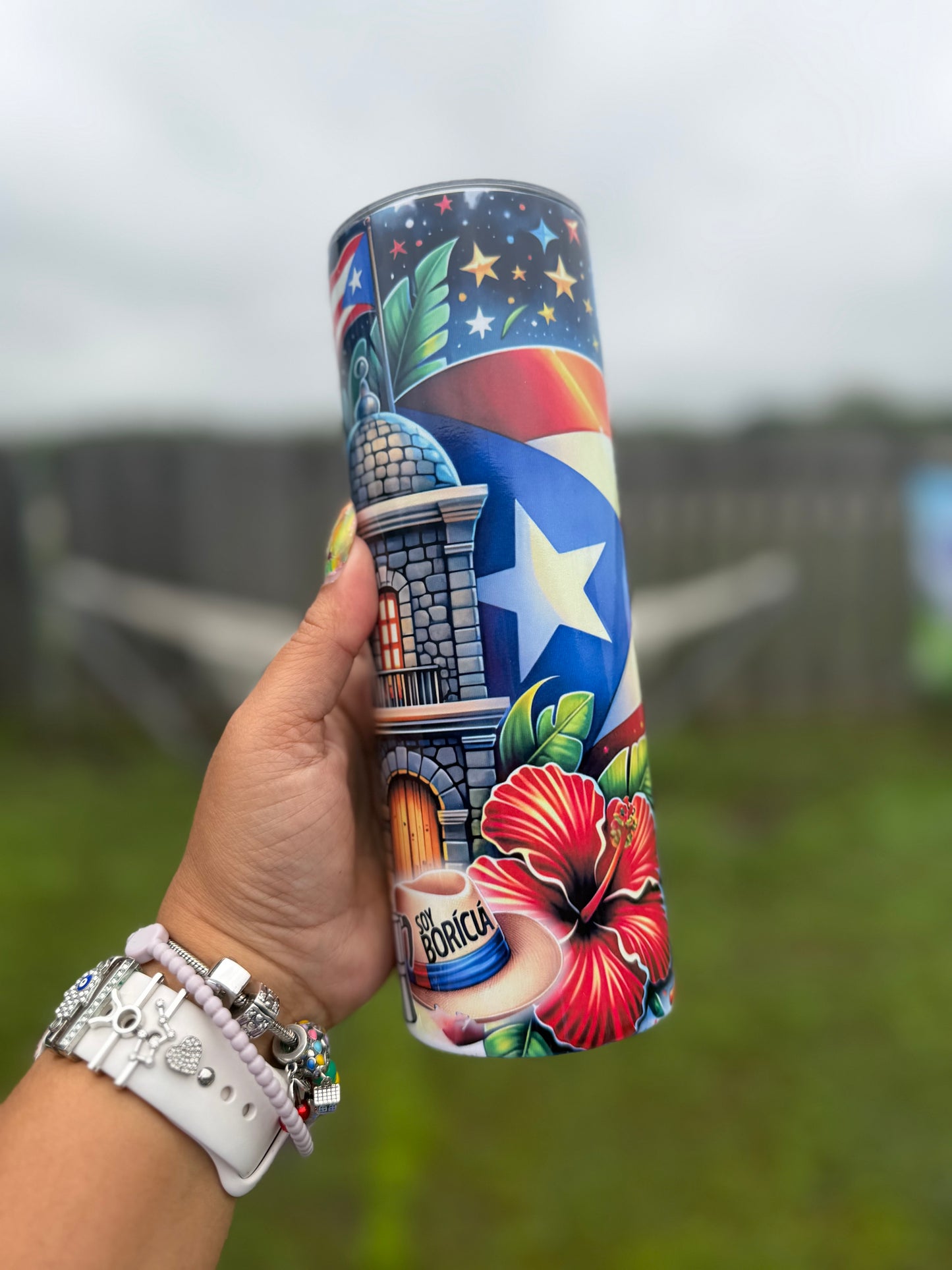 🇵🇷✨ Boricua – 20oz Skinny Tumbler ✨🇵🇷