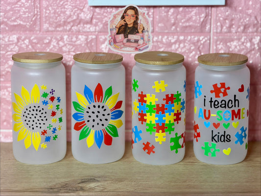 Autism Frosted Cup