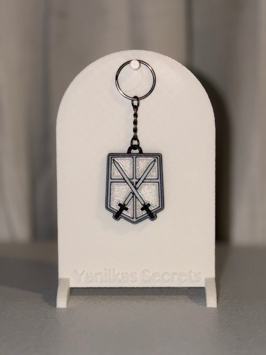 Attack on Titan inspired keychain