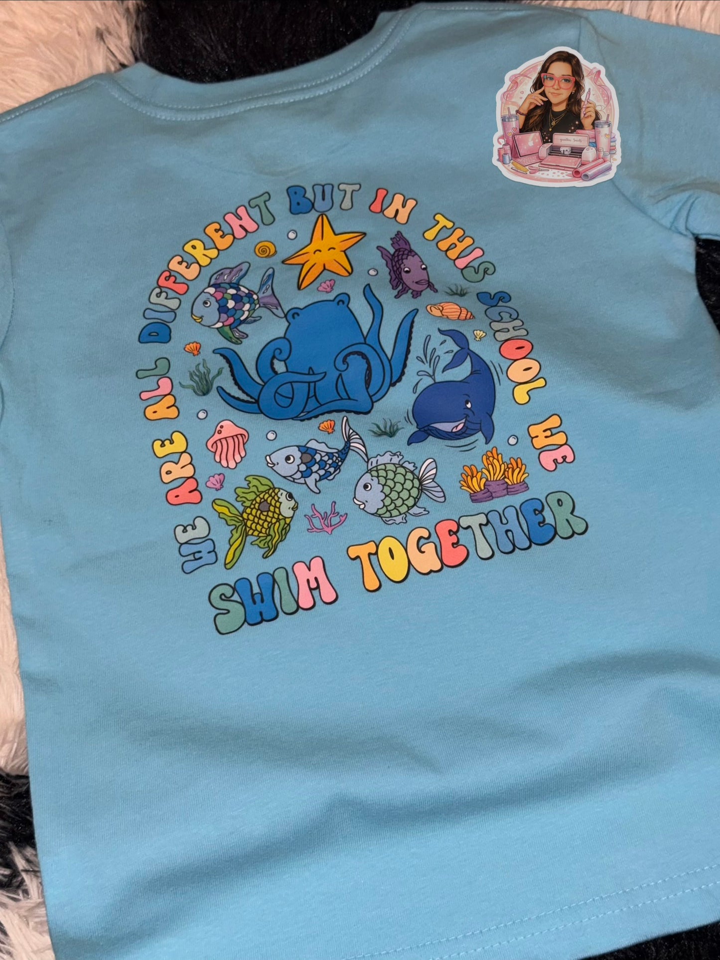 We are all Different but in this school we swim together