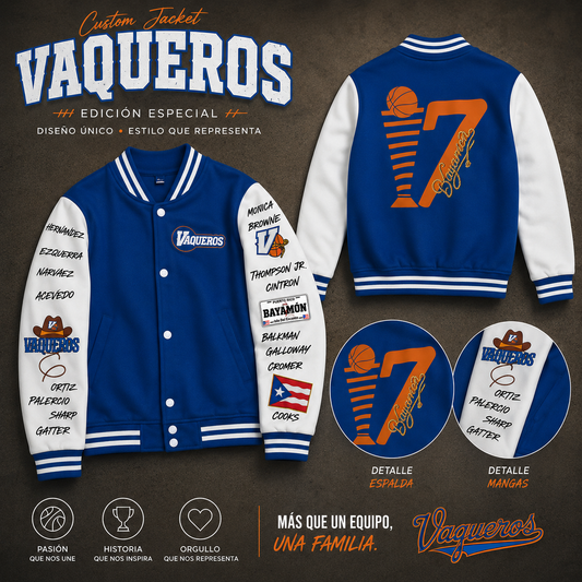 Vaqueros de Bayamón Varsity Jacket
