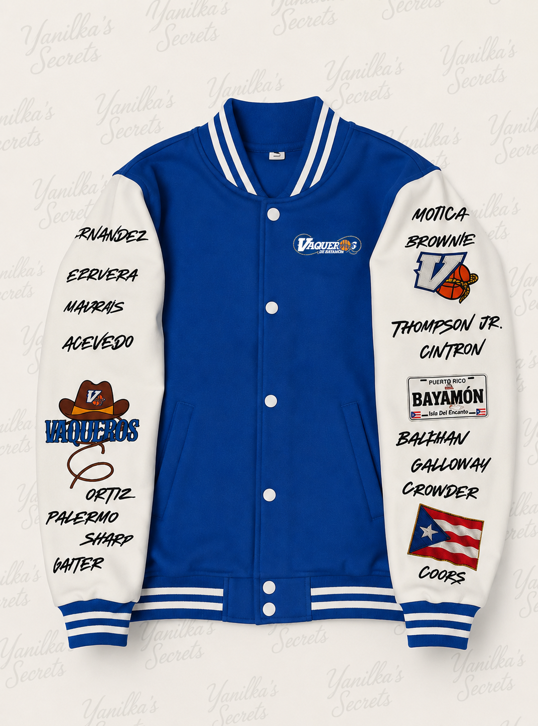 Vaqueros de Bayamón Varsity Jacket